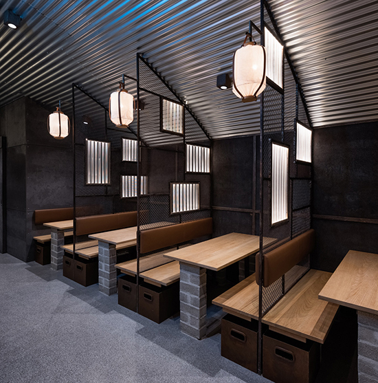 無錫餐飲裝修，隔斷決定風(fēng)格