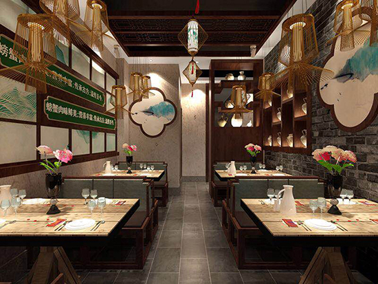 中式無錫餐廳裝修，魅力中國風(fēng)